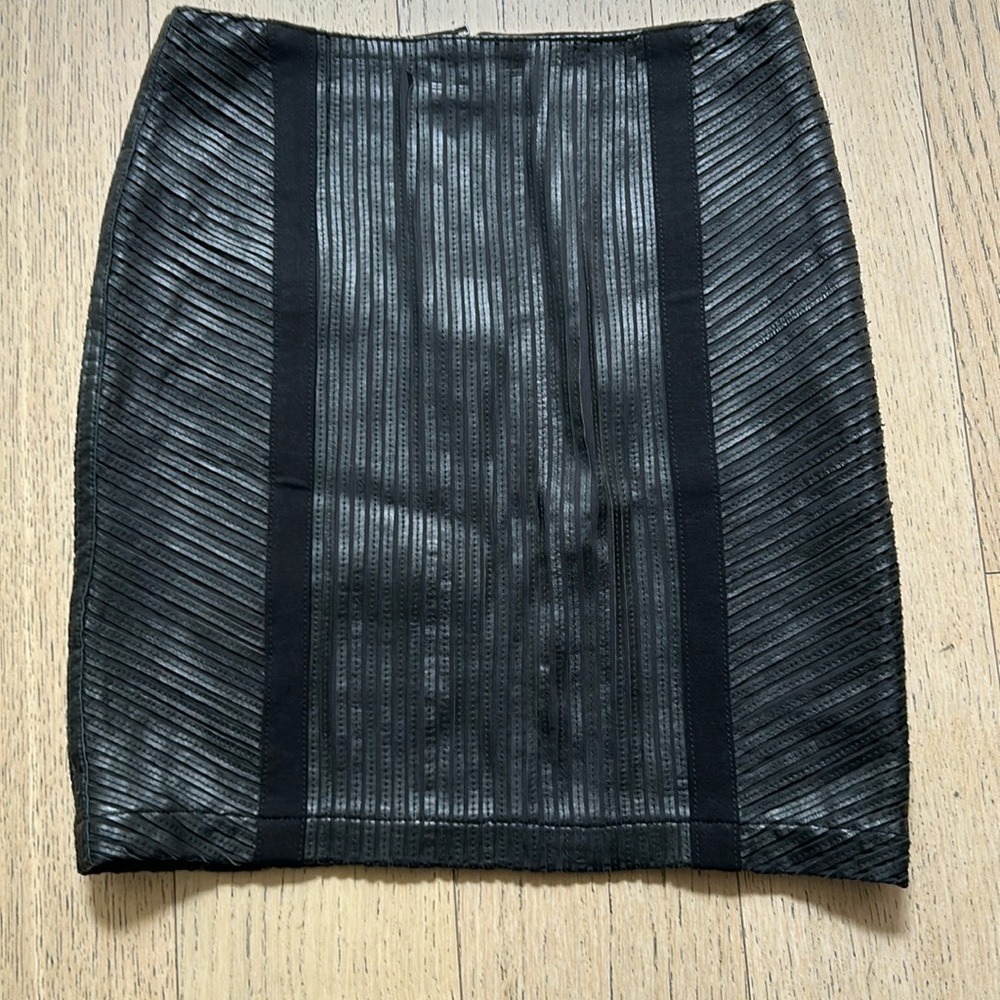 Leather skirt